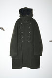 80-90’s ALLEGRI - wool double breasted , hooded coat