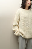 80-90's SISLEY - oversized knit sweater