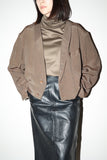 80's European label - rayon cropped jacket