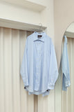 00's Canadian label - cotton oversized blue shirt