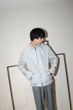 2000s SAMSONITE by Neil Barrett -poly/ramie zip-up jacket with ventilation detail