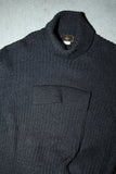 90-00’s FENDI - ribbed wool knit with DOLAEMON pocket (originally for men)