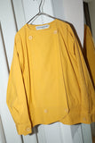 80s CHRISTIAN AUJARD - graphical cutting cotton jacket
