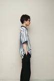 80s PANCALDI & B - silk pullover shirt