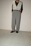 80's Italian label - wide tuck trousers