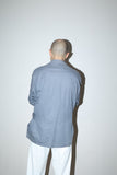80s GIORGIO ARMANI - asymmetry front cotton gimick jacket