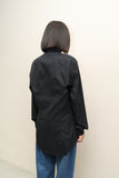 00's PRADA - curved cut dress shirt ②
