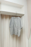 80's PENNY BLACK by Max Mara - linen asymmetrical front cropped blouse