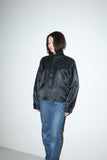 c90s agnes b - cotton/rayon satin drizzler jacket