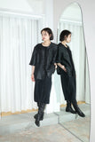 c80's unknown piece - linen oversized blouse / made with Giorgio Armani fabric