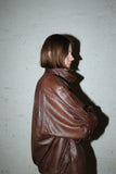 80's Spanish label - leather jacket with one&only detail
