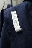 80s Max Mara - linen jacket in navy