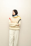 80’s J.C. de Castelbajac pour ICEBERG - color piping mohair/wool jumper