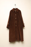 c80's MARELLA - brown corduroy semi flare coat