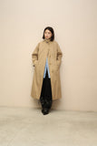 80's BURBERRYS - one panel sleeve 2-way neck balmacaan coat