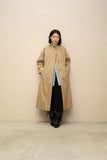 80's BURBERRYS - one panel sleeve 2-way neck balmacaan coat
