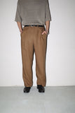 linen tuck trousers