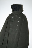 80-90’s ALLEGRI - wool double breasted , hooded coat