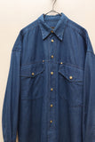 c90s VERSACE - indigo denim shirt