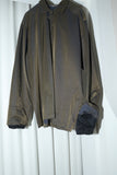 90-00's German label - shiny fabric pullover gimmick shirt