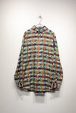 JHANE BARNES cotton psychedelic pattern shirt