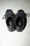 PRADA leather lace-up sneakers