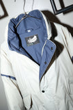 80-90's LE FROG - cotton/polyester voluminous down jacket