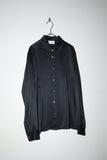 c90's silk satin minimal shirt