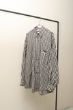 80-90's  VALENTINO UOMO  - psychedelic pattern cotton dress shirt
