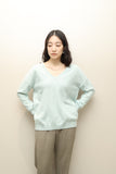 00s European label - cashmere v-neck knit