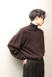 c90's Italian label - cashmere turtle neck loose fit knit sweater