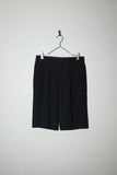90-00's Italian label - poly/viscose 2-tuck shorts