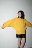 80s CHRISTIAN AUJARD - graphical cutting cotton jacket