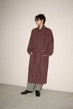 80's Bugatti - maroon color hi-neck coat