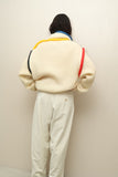 80’s J.C. de Castelbajac pour ICEBERG - color piping mohair/wool jumper