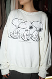 c90s European label - "snoopy" graphic sweat shirt