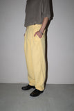 linen tuck trousers