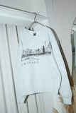 80-90's both-side print sweat shirt