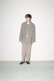 80-90's wool middle length jacket with flap pockets