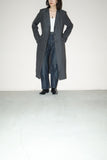 00's French label - curved I line long long jacket