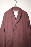90-00's German label - A2 style jacket in dusty-maroon
