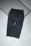 90's Gianni Versace - coated cotton/nylon straight trousers