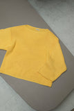 80s JIL SANDER - cotton flat pattern boat neck knit jumper