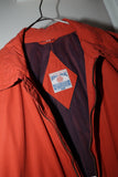 80–90’s CIAO – cotton poplin sailing jacket in vermilion red