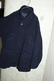 80s HUGO BOSS - wool/cashmere military detail hip-length jacket