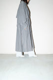 80-90's Europan label - trench in concrete gray