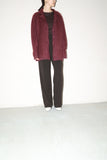 c90's European label - fuzzy mohair knit jacket