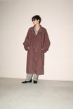 80's Bugatti - maroon color hi-neck coat