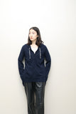 2000s US label - cashmere knit hoodie