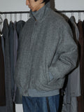80'-90s Finish label - wool padded blouson